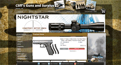 Desktop Screenshot of cliffsguns.com